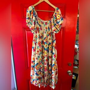 BaeVely from Piper & Scoot Floral Puff Sleeve Dress size XL